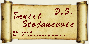 Daniel Stojančević vizit kartica